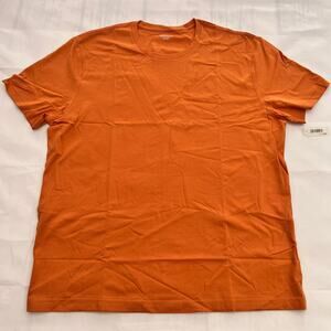 Goodthreads Men's Slim-Fit Short-Sleeve Cotton Crewneck Orange T-Shirt XL